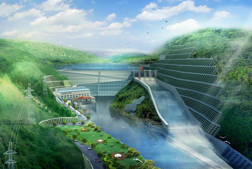 五指山老挝南塔河1号水电站项目